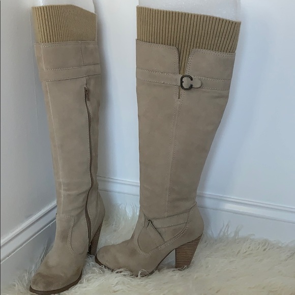Seychelles Light beige over the knee boots - Picture 3 of 5